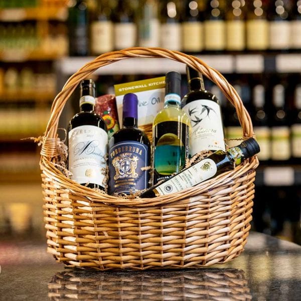 Italian Wine Basket $125 For Sale Online