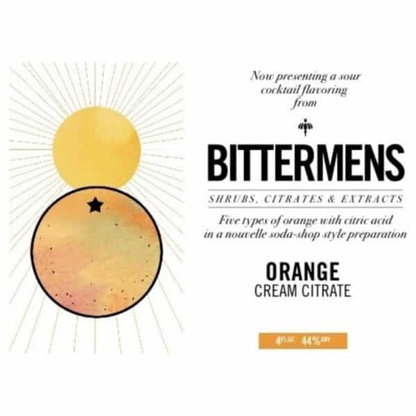 bittermens orange cream citrate - spirits for sale online