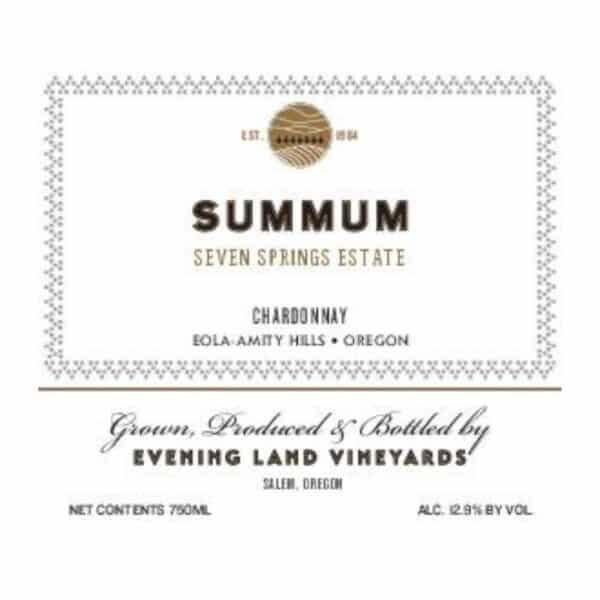 evening land chardonnay summum seven springs estate - white wine for sale online