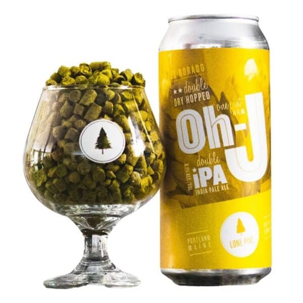lone pine oh-j double ipa ddh el dorado - beer for sale online
