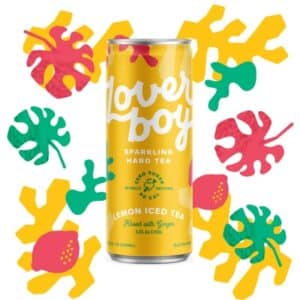 loverboy sparkling hard tea lemon iced - loverboy for sale online