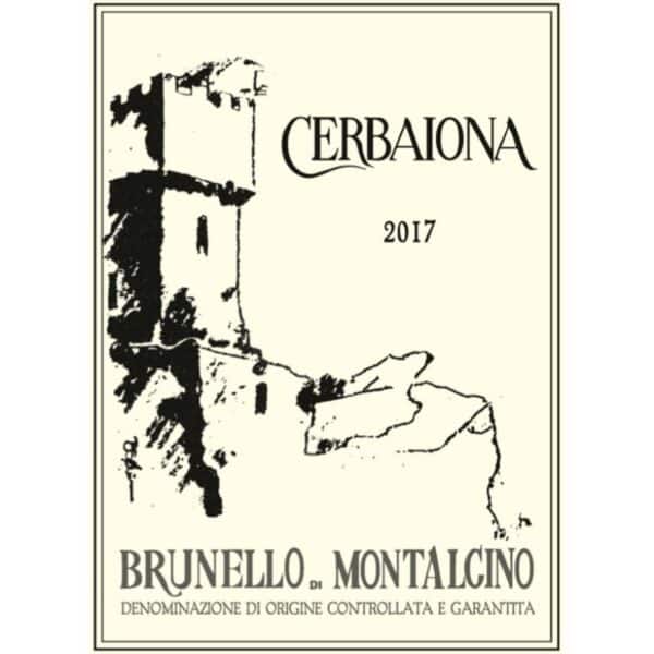 cerbaiona brunello di montalcino 2017 - red wine for sale online