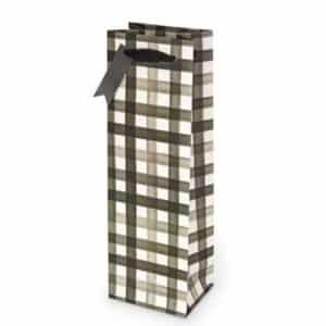 checkered wine bag single bottle bag - wine bag for sale online