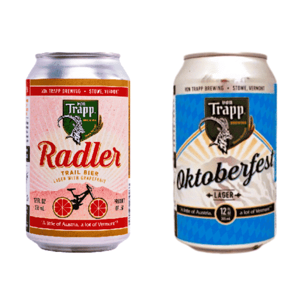 von trapp rotating oktoberfest and radler craft beers