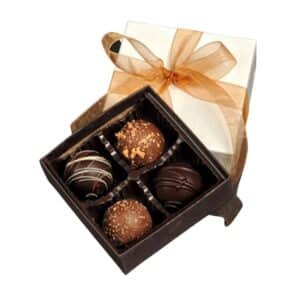 chocolate delicacy chocolate 4 piece truffles