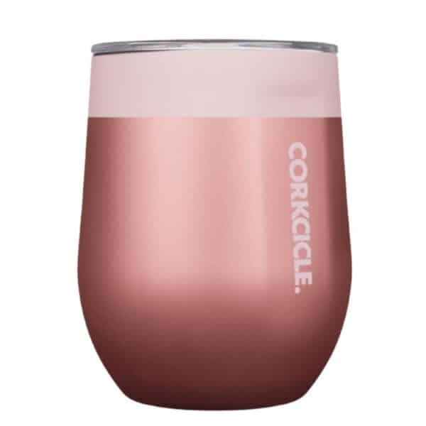 corkcicle stemless wine glass pink lady - corkcicle for sale online