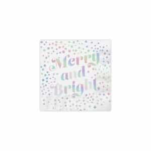 merry and bright cocktail napkins - cocktail napkins for sale online