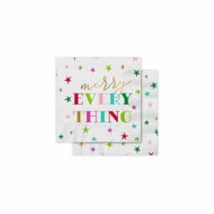 merry everything cocktail napkins - cocktail napkins for sale online