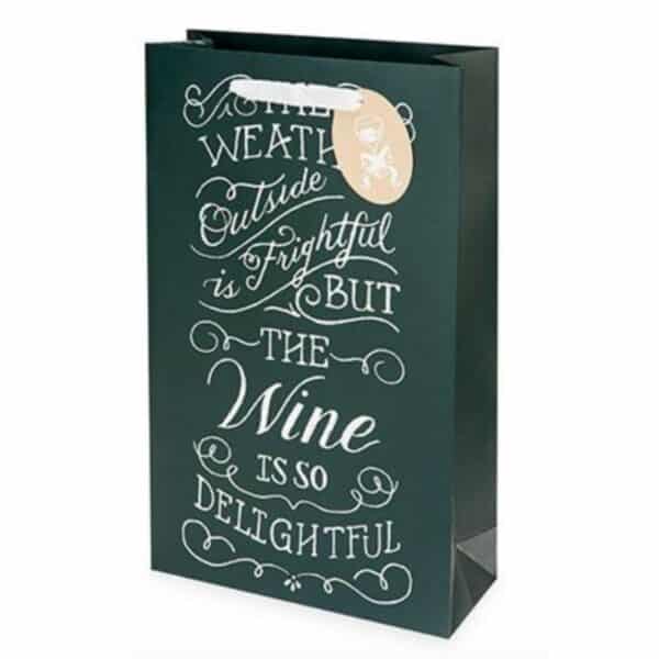 wine weather holiday gift bag - gift wrapping for sale online