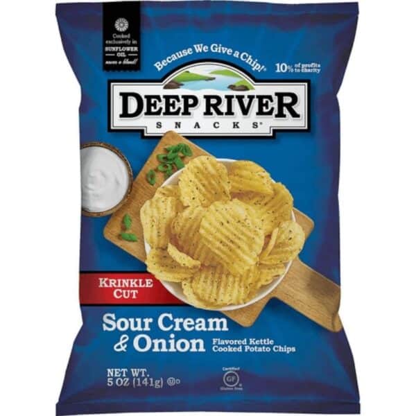deep river sour cream and onion chips