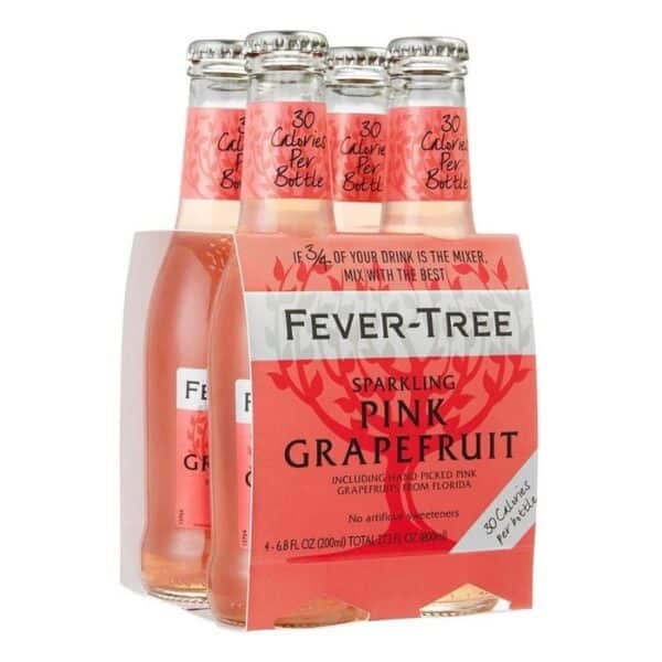 fever tree sparkling grapefruit tonic 4pk