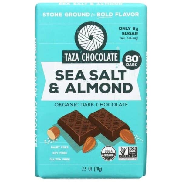 taza sea salt and almond bar