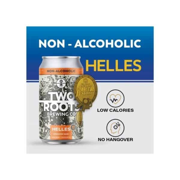 two roots non alcoholic beer helles - beer for sale online