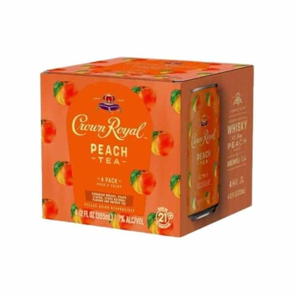 crown royal peach ready to drink cans