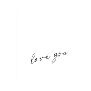 love you greeting card - greeting cards for sale online