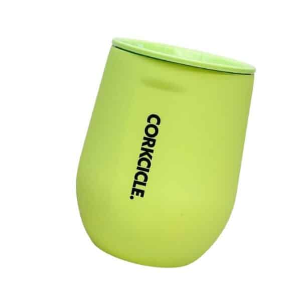 corkcicle citron stemless wine cup