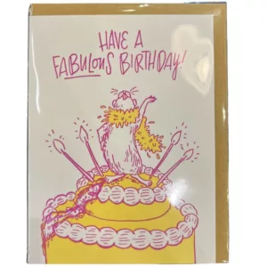 have a fabulous birthday card